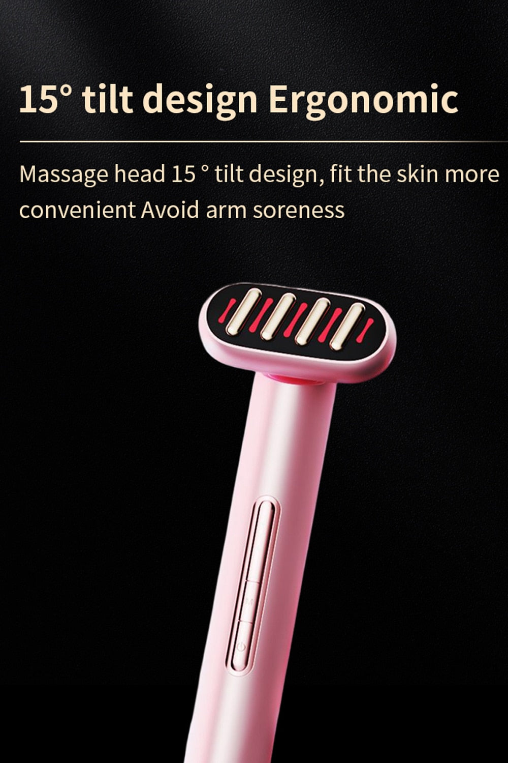 Red and Blue Light Therapy Facial Wand